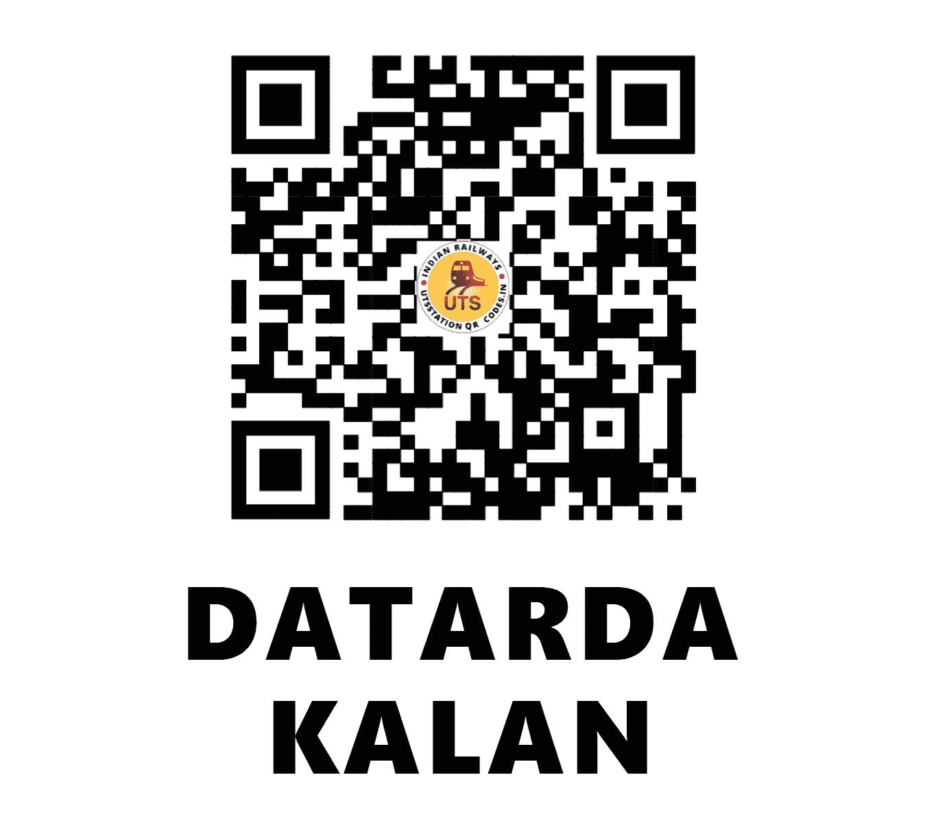 UTS QR Code for DATARDA KALAN - DTQ (NC - MADHYA PRADESH)